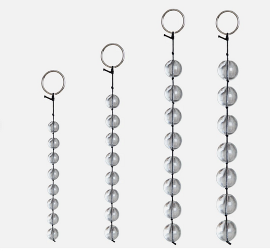 Jiggle love balls – Kegel exercise and glass pleasure balls, adult sex toy for pelvic strengthening and intimate stimulation, UK body-safe design