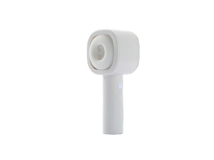 White handheld device on a white background