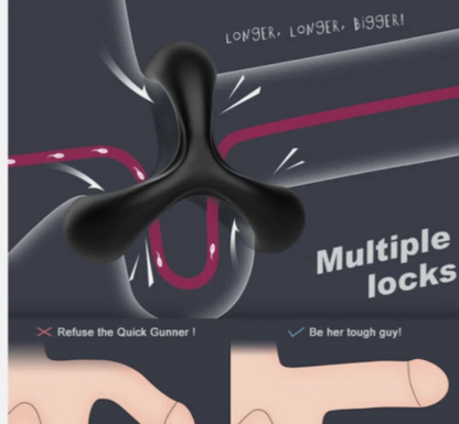 Illustration of a gun with text and graphics on a dark background