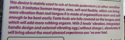 Tongue Licking & Sucking Vibrator UK – G-Spot Stimulator Dildo