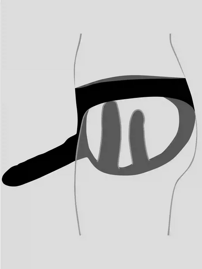 Black visor on a white background
