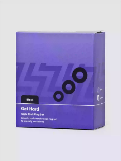Purple packaging box with text and branding on a white background