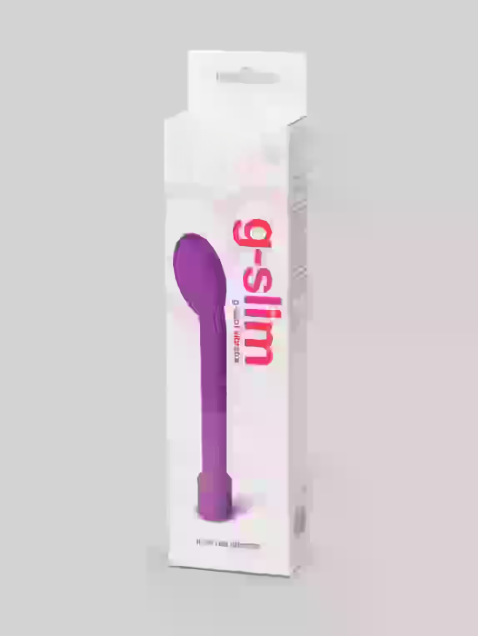 G-slim product packaging with a purple tool on a gray background