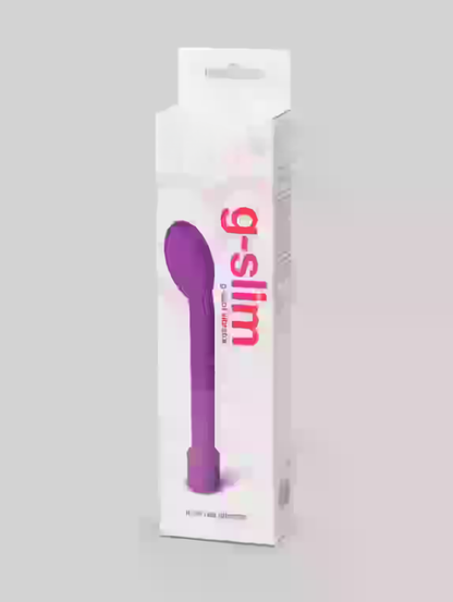 G-slim product packaging with a purple tool on a gray background