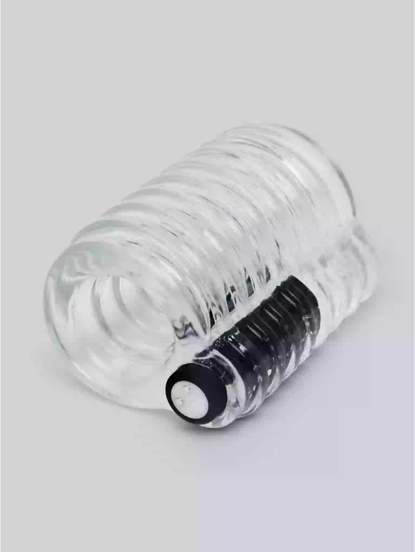 Clear Rechargeable Vibrating Male Stroker | 10 Mode Visual Toy