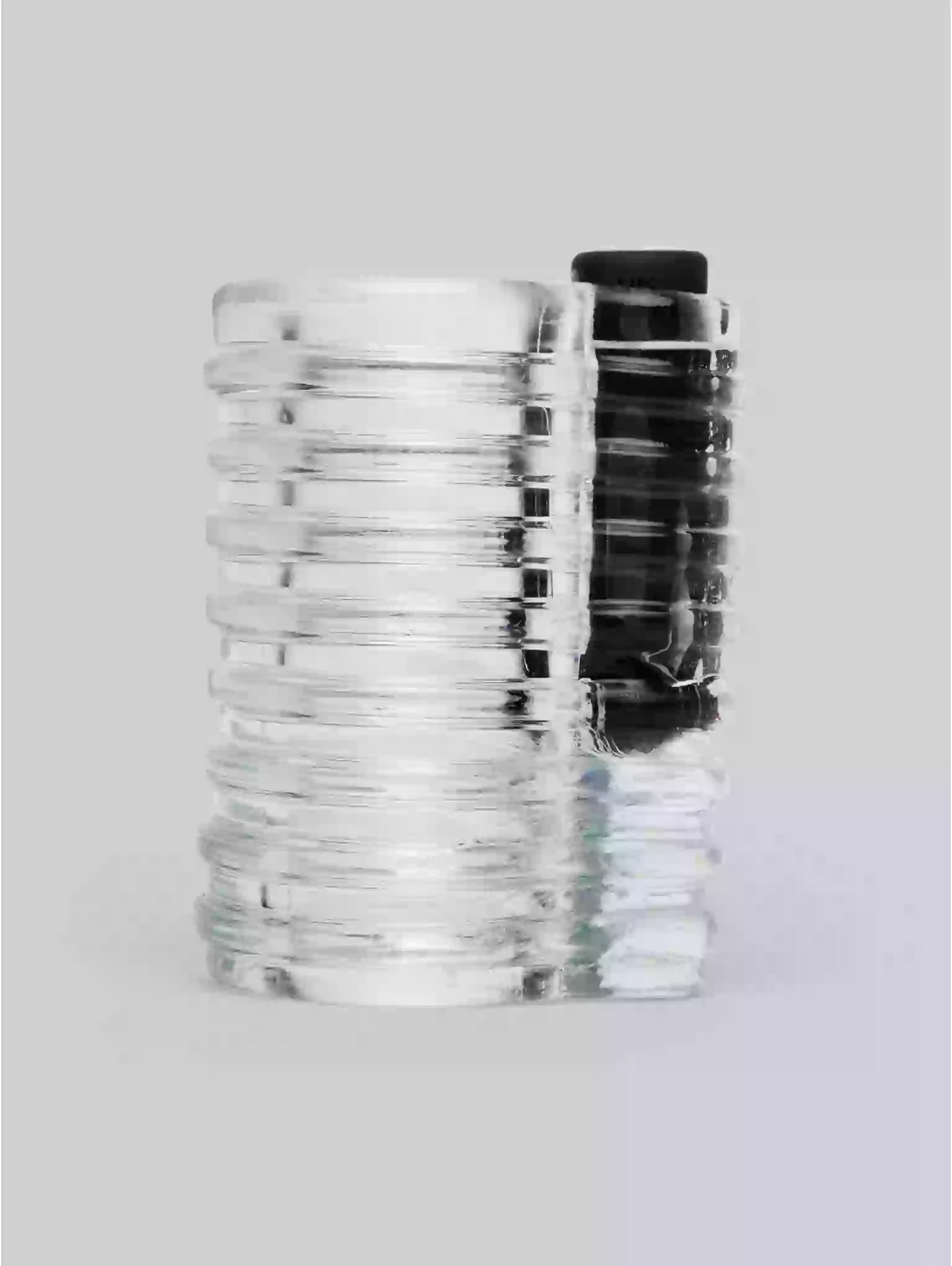 Clear Rechargeable Vibrating Male Stroker | 10 Mode Visual Toy