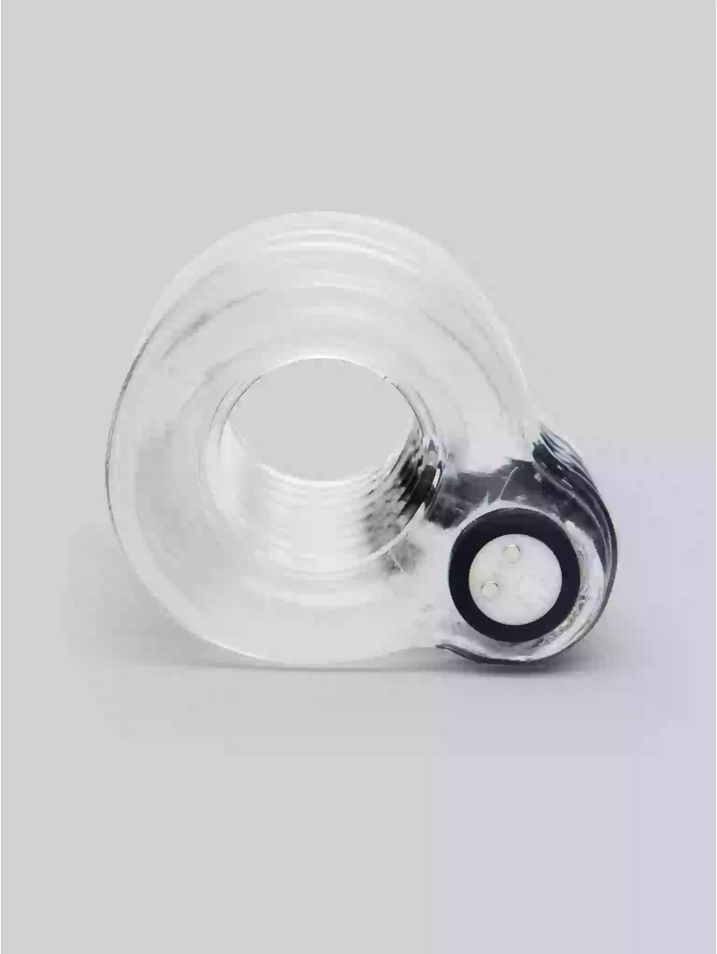 Clear Rechargeable Vibrating Male Stroker | 10 Mode Visual Toy